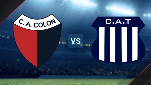Colón vs. Talleres de Córdoba por la Copa de la Liga Profesional.