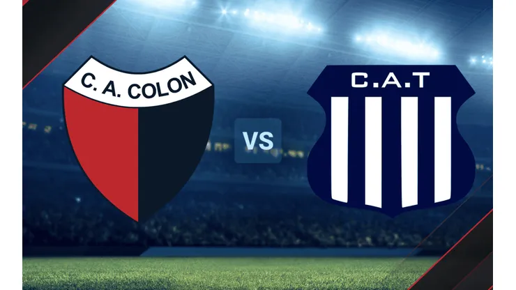Colón vs. Talleres de Córdoba por la Copa de la Liga Profesional.