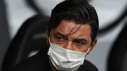Marcelo Gallardo ya piensa las posibles alternativas que tiene a disposición para el partido de mañana vs. Boca.