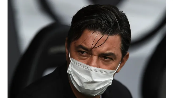 Marcelo Gallardo ya piensa las posibles alternativas que tiene a disposición para el partido de mañana vs. Boca.