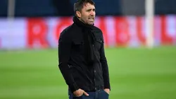 Eduardo Coudet durante un encuentro con Celta de Vigo.