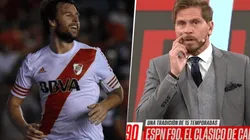 Cavenaghi se enojó con Vignolo y todo ESPN F90: "¿Preguntan esta bolu...?"