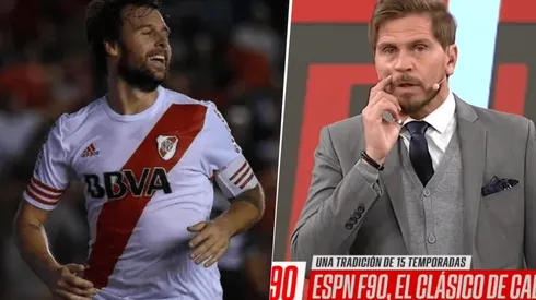 Cavenaghi se enojó con Vignolo y todo ESPN F90: "¿Preguntan esta bolu...?"
