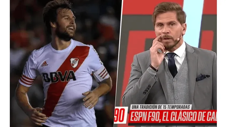 Cavenaghi se enojó con Vignolo y todo ESPN F90: "¿Preguntan esta bolu...?"