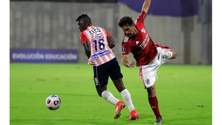 River encontró el gol a los 92' y sacó un empate de oro contra Junior