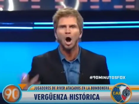 El histórico editorial de Vignolo tras el gas pimienta en Boca-River