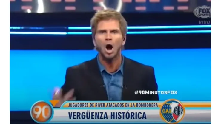 El histórico editorial de Vignolo tras el gas pimienta en Boca-River