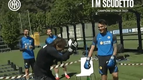 Video: Lautaro y Conte solucionaron sus problemas adentro de un ring