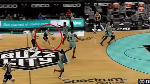 Video: Campazzo hizo una asistencia de bowling en el triunfo de los Nuggets