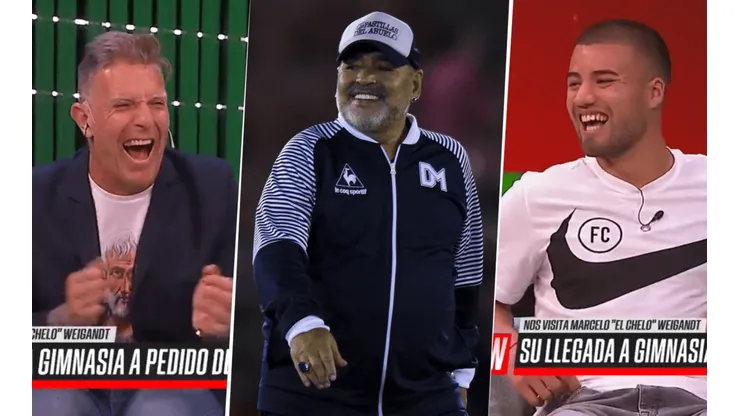 "¡Pará un poco!": Weigandt contó una anécdota con Maradona y Fantino estalló de risa