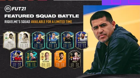 Riquelme armó su equipo ideal con jugadores del FIFA 21