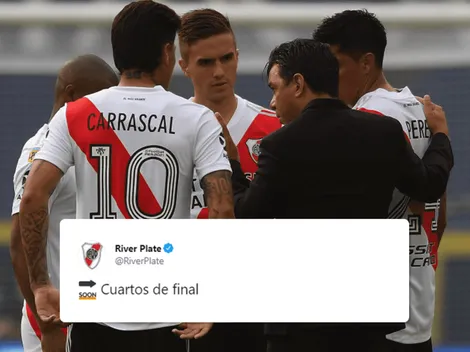 El tuit de River para Boca ni bien terminaron todos los partidos