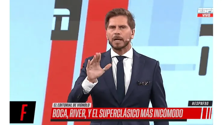 Antes de jugar el Superclásico: Vignolo comparó a Boca y River con dos aviones