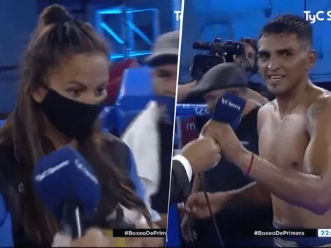 Video: un boxeador le pidió casamiento a su novia después de perder una pelea