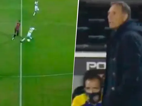 Russo se enojó con un jugador de Boca en la jugada del gol: "¿Dónde vas?"