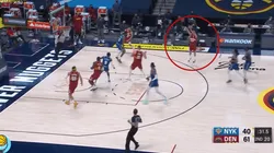 Campazzo metió un triple y en la transmisión de Estados Unidos se volvieron locos