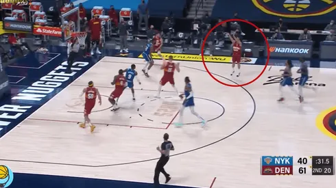 Campazzo metió un triple y en la transmisión de Estados Unidos se volvieron locos