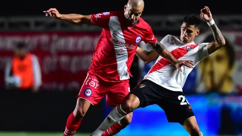 Santiago Silva en Argentinos Juniors, su último equipo.