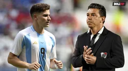 Julián Álvarez habló de Marcelo Gallardo ante su inminente regreso a River