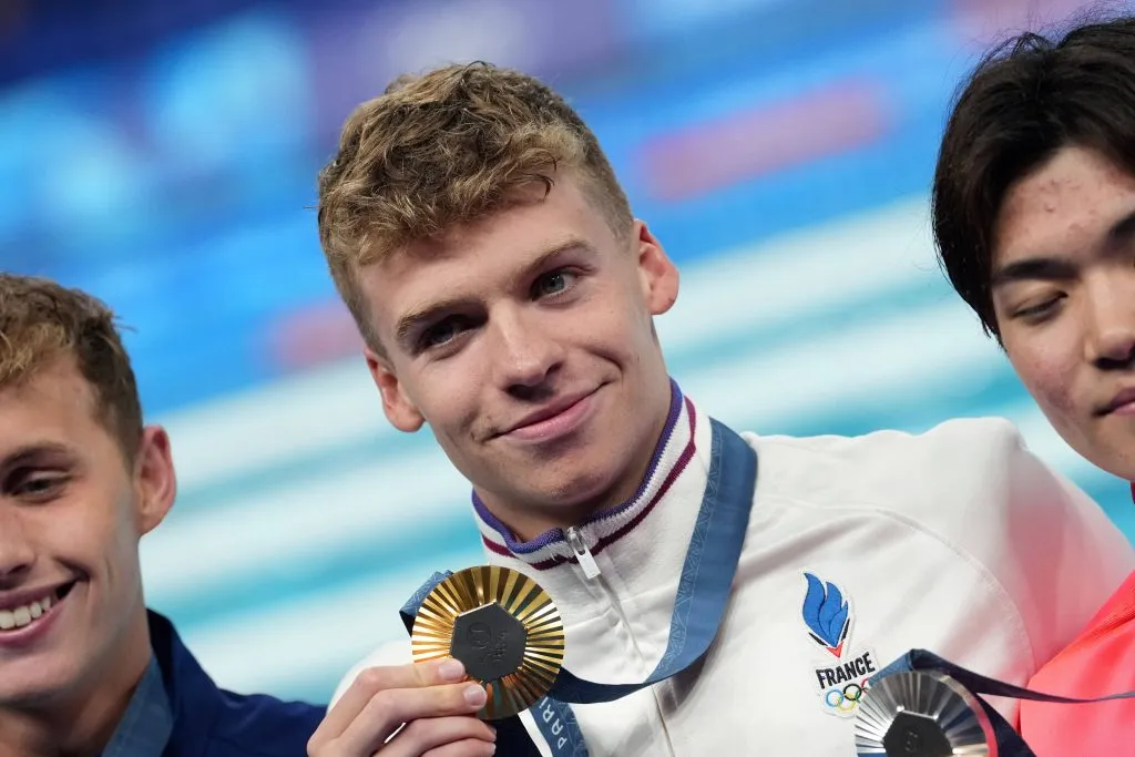 Léon Marchand en París 2024 (IMAGO)