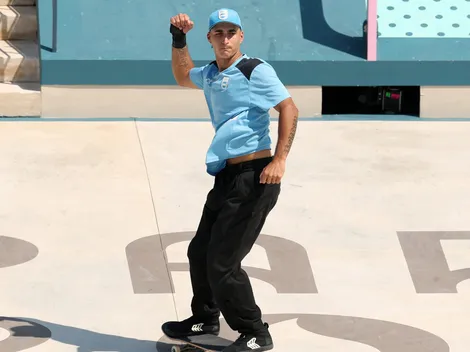 Matías Dell Olio no pudo sumar medalla para Argentina en París 2024 y quedó octavo en skateboarding