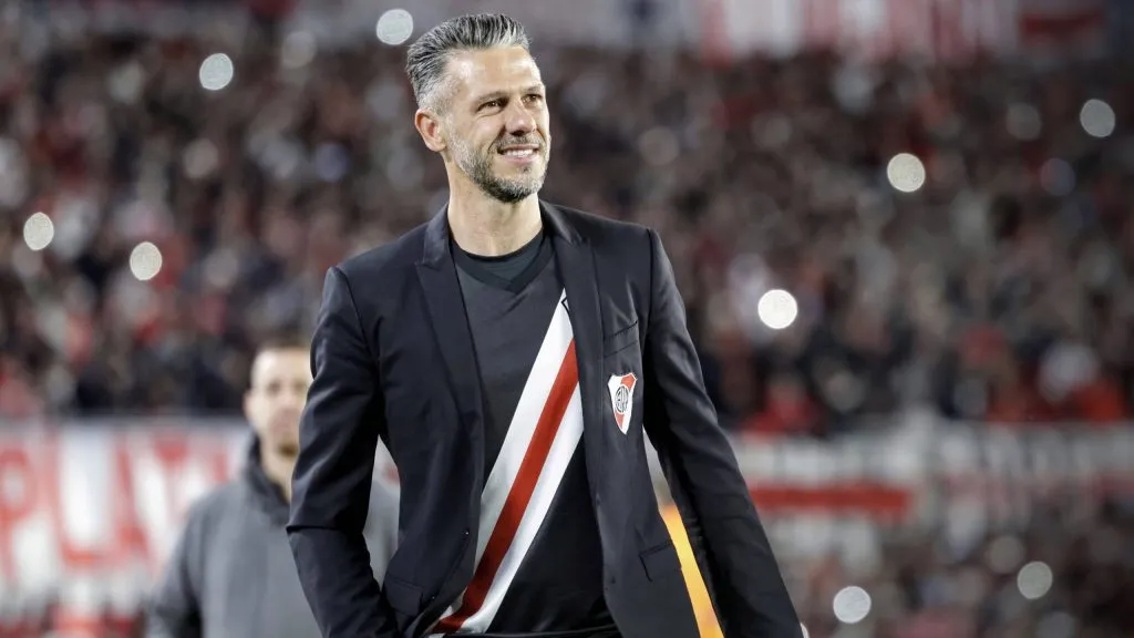 Martín Demichelis en su último partido como entrenador de River. (Foto: IMAGO).