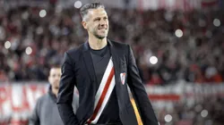 Martín Demichelis en su último partido como entrenador de River.