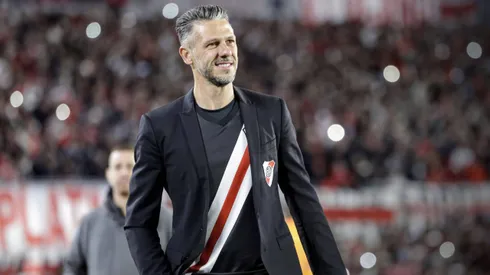 Martín Demichelis en su último partido como entrenador de River.