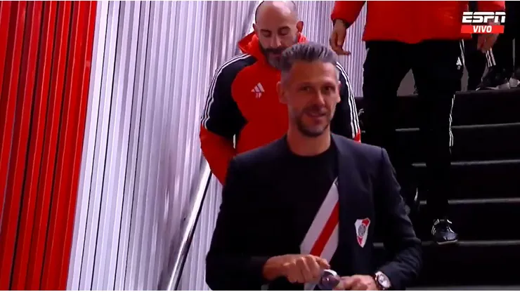 Demichelis dirigió su último partido en River.