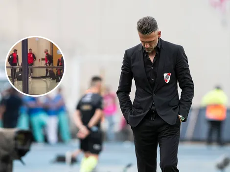 VIDEO | Así reaccionó Martín Demichelis tras confirmarse su salida de River