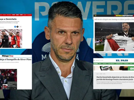 Así replicaron los medios del mundo la salida de Demichelis de River