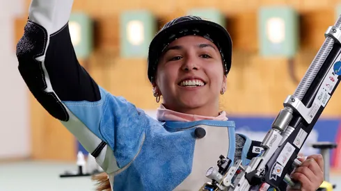 Fernanda Russo disputa la clasificación en tiro.