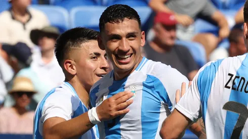 Equi Fernández, figura y autor de un golazo con la Selección Argentina ante Irak.