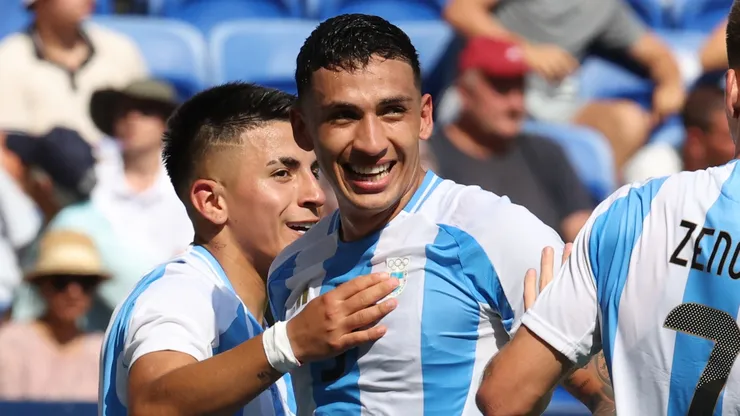 Equi Fernández, figura y autor de un golazo con la Selección Argentina ante Irak.