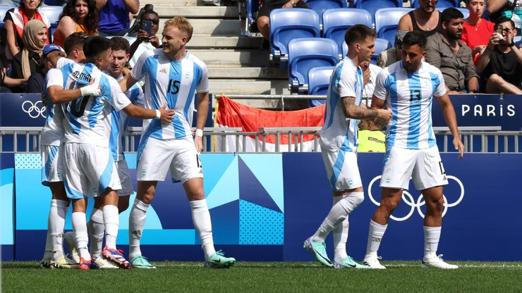 Festejo de gol.