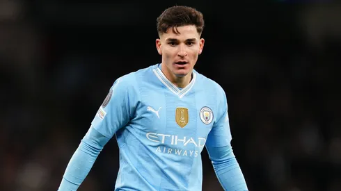 Julián Álvarez, delantero de Manchester City.