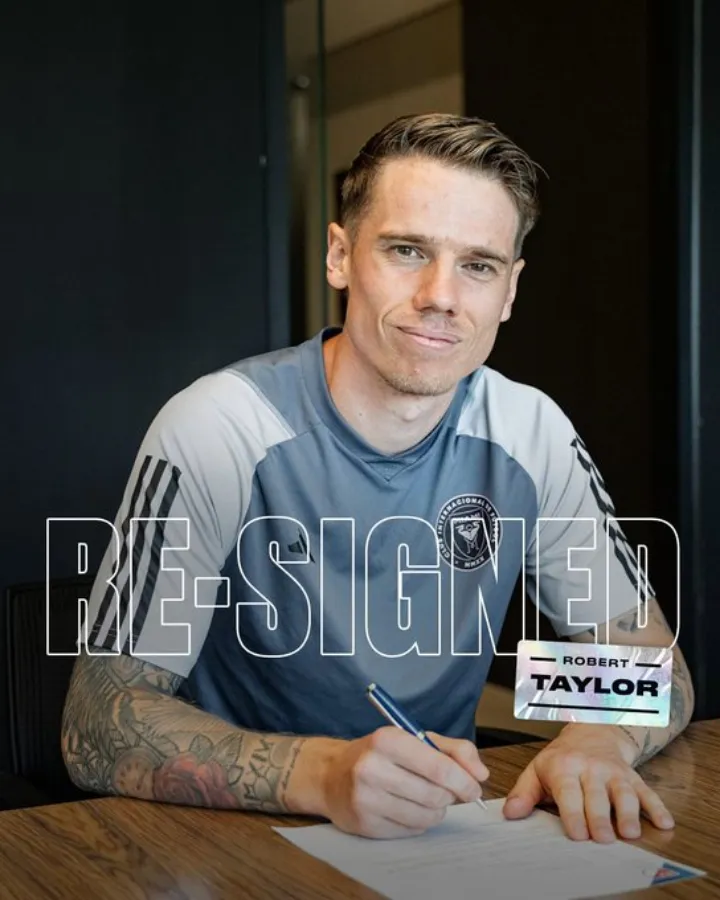 Robert Taylor prolongó su vínculo con Inter Miami.