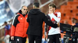 El delantero dejó lesionado el duelo ante Godoy Cruz.