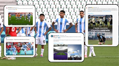 Medios de comunicación de Francia se burlaron e ironizaron con lo vivido por la Selección Argentina en París 2024.