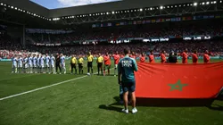 Hubo silbidos en el himno de Argentina.