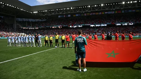 Hubo silbidos en el himno de Argentina.