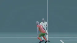 El fuera de juego de Amione en el gol