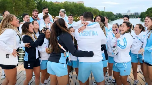 VIDEO | El pedido de matrimonio en la delegación argentina, en plenos Juegos Olímpicos de París 2024