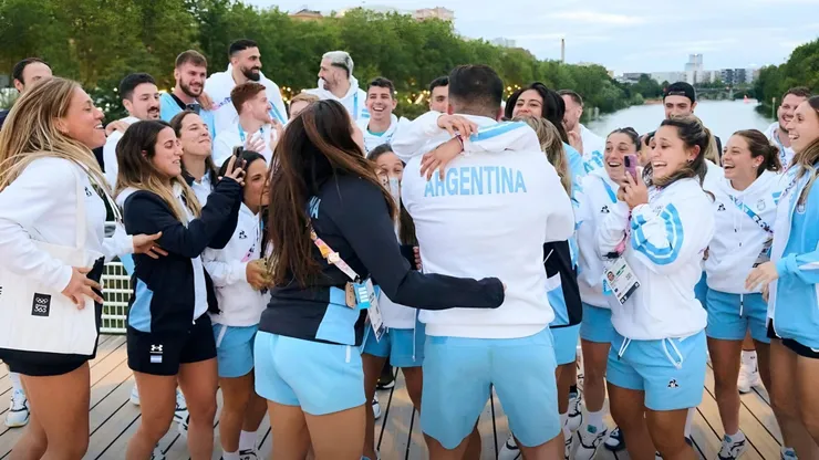 VIDEO | El pedido de matrimonio en la delegación argentina, en plenos Juegos Olímpicos de París 2024