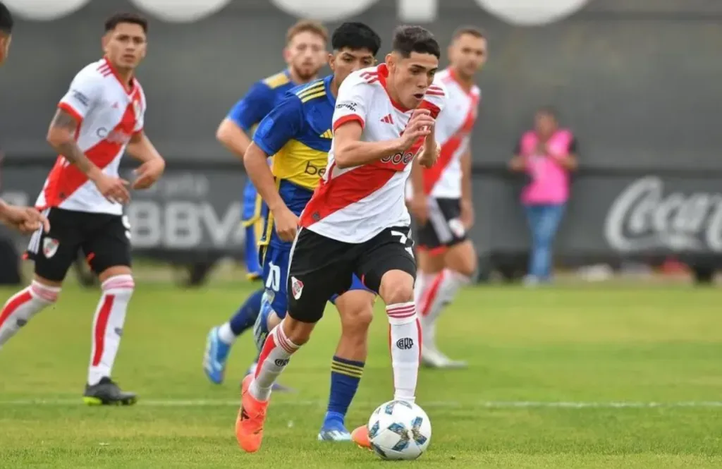 Santiago Lencina en acción.