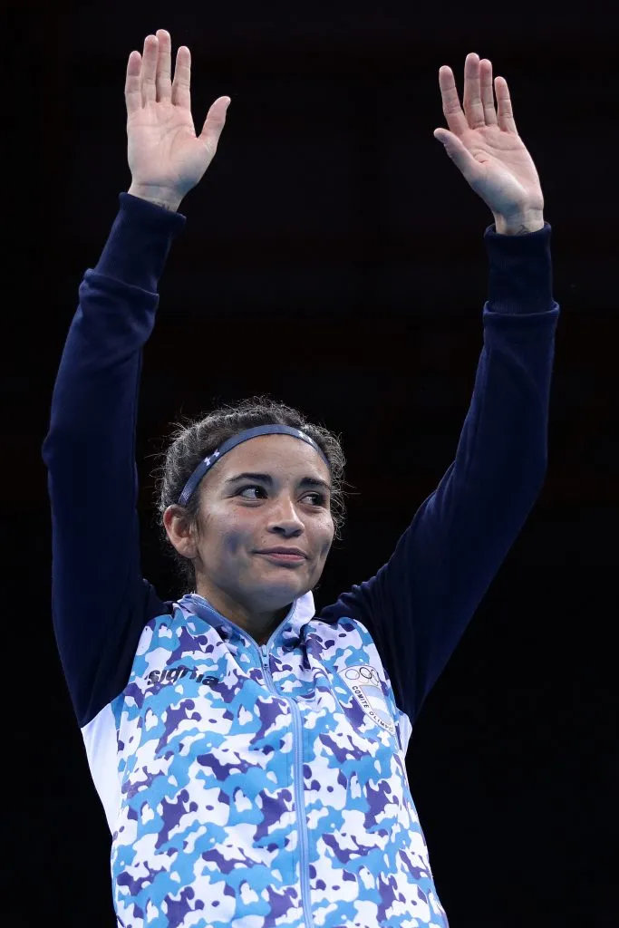 Leonela Sanchez. figura del boxeo argentino. (Photo by Buda Mendes/Getty Images)