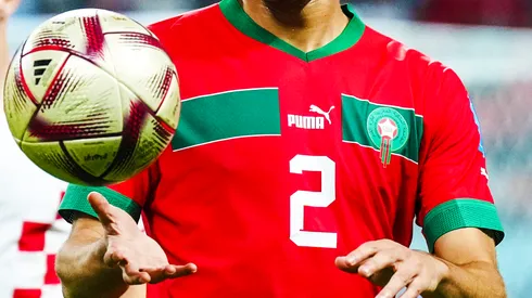 Achraf Hakimi, rival de Argentina en los Juegos Olímpicos