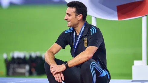 Lionel Scaloni tras conseguir una nueva Copa América.