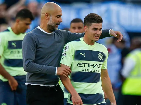 Pep Guardiola abre la puerta a una salida de Julián Álvarez del Manchester City
