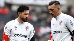 Jeremías Ledesma y Franco Armani